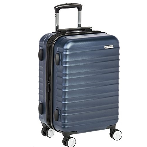 AmazonBasics Premium Hardside Spinner Luggage with Built-In TSA Lock, Only $40.46, free shipping