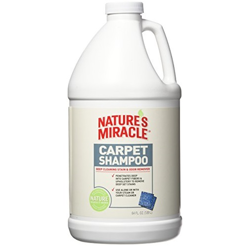 Nature's Miracle Deep Cleaning Pet Stain and Odor Carpet Shampoo 64oz (1/2 Gallon), Only $4.98