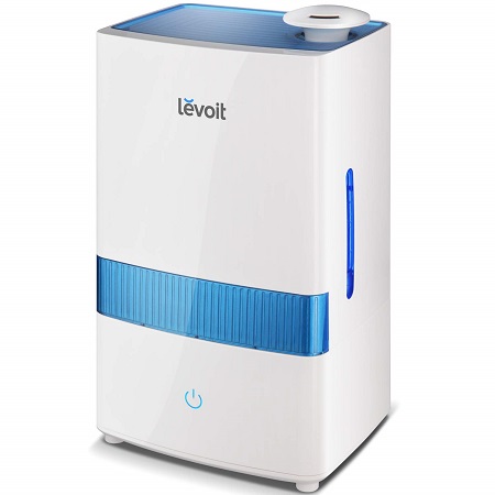 LEVOIT Cool Mist Humidifier for Bedroom, 4.5L Ultrasonic Air Vaporizer Humidifier for Babies, Large Room and Nursery, Essential Oils, Whisper-Quiet, Auto Shutoff, Only $29.99, free shipping