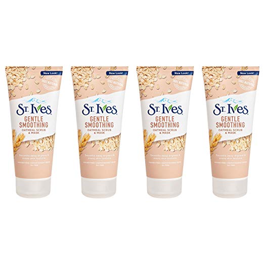 St. Ives Gentle Smoothing Face Scrub and Mask, Oatmeal, 6 oz (Pack of 4) , only $12.05, free shipping after using SS