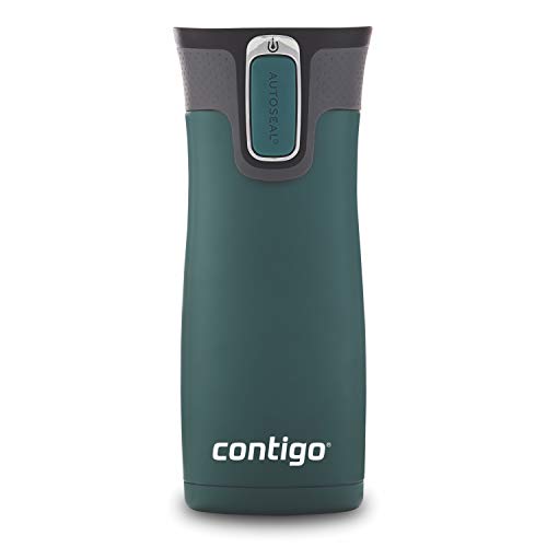 Contigo AUTOSEAL West Loop Vacuum-Insulated Stainless Steel Travel Mug, 16 oz, Chard, Only $11.00, You Save $9.99(48%)