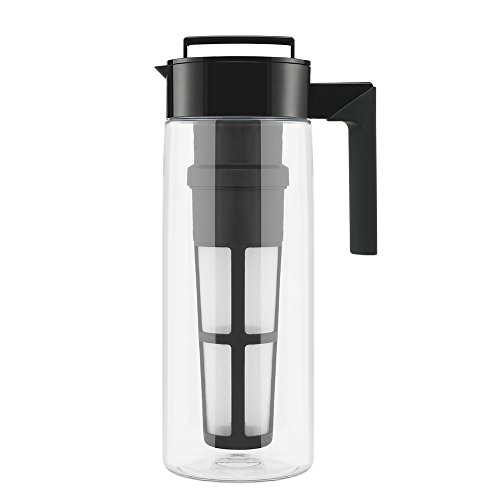 Takeya Iced Tea Maker with Patented Flash Chill Technology Made in USA, 2 Quart, Black, Only $14.99 after clipping coupon