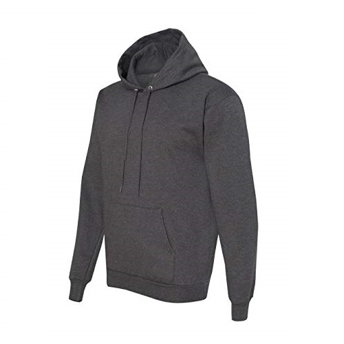 Hanes Men's Pullover Ecosmart Fleece Hooded Sweatshirt, Charcoal Heather, M, Only $10.39 after clipping coupon