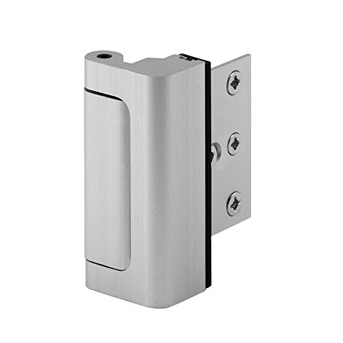 Defender Security U 10827 Reinforcement Lock – Add Extra, High Security to Your Home and Prevent Unauthorized Construction Finish) Prime Line Entry Door Stop Blocker, 3 In H,, Only $7.81
