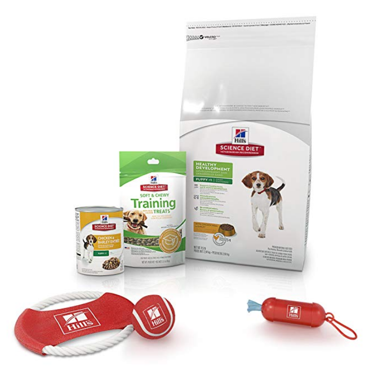 Hill'S Science Diet Puppy Food Bundle, Healthy Development Puppy Starter Kit With Puppy Treats And Toy Gifts $8.99