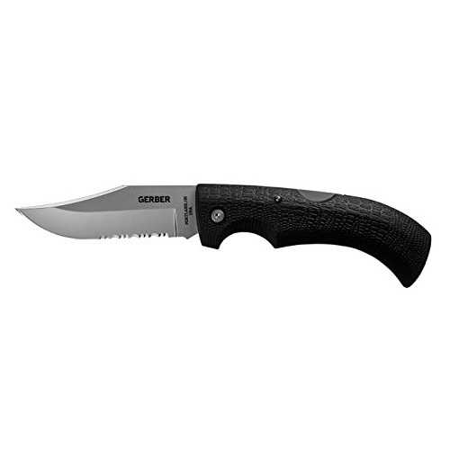 Gerber Gator Folding Knife, Serrated Edge, Clip Point [06079], Only $19.33, You Save $37.41(66%)