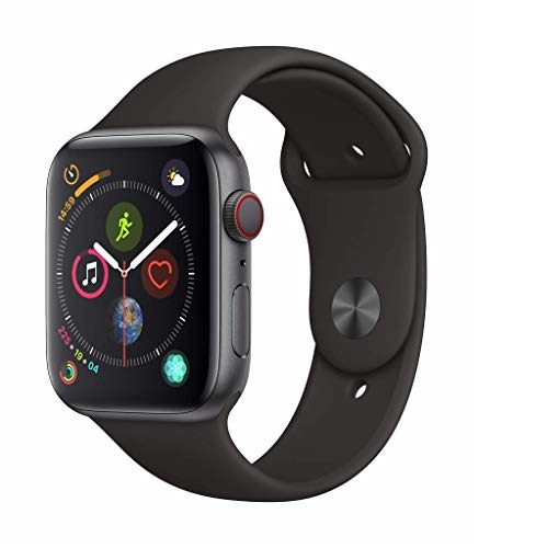 Apple Watch Series 4 (GPS + Cellular, 44mm) - Space Gray Aluminium Case with Black Sport Band, Only $479.99