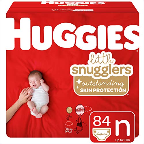 Huggies Little Snugglers 嬰兒尿布，新生兒款號84片，原價$27.99，現點擊coupon后僅售$17.06，免運費；其它尺寸可選！