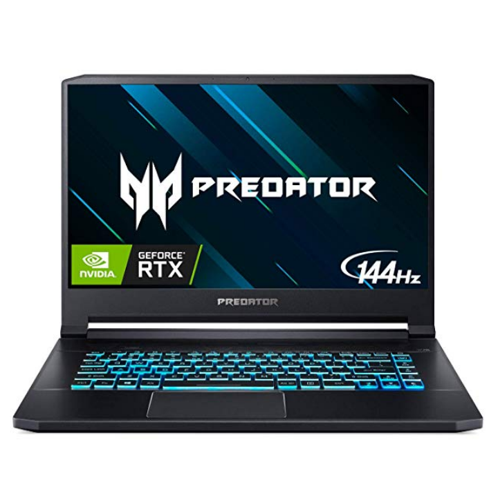 Acer Predator Triton 500 Thin & Light Gaming Laptop, Intel Core i7-8750H, GeForce RTX 2080 Max-Q, 15.6