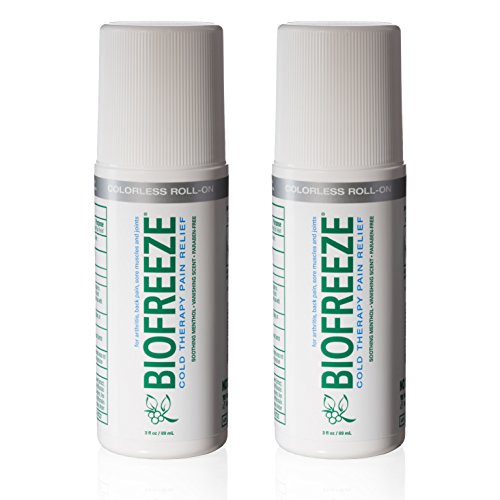 Biofreeze Pain Relief Gel, 3 oz. Colorless Roll-On, Fast Acting, Long Lasting, & Powerful Topical Pain Reliever, Pack of 2 $10.08