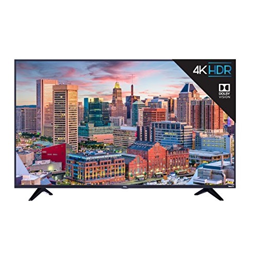 TCL 55S517 55-Inch 4K Ultra HD Roku Smart LED TV (2018 Model), Only $349.99, free shopping