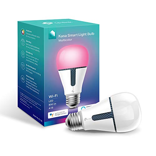 Kasa Smart WiFi Light Bulb, Multicolor by TP-Link – Smart LED Light Bulbs, Works with Alexa & Google (KL130), Only $7.49