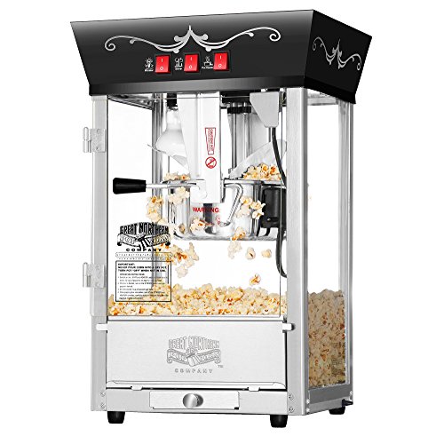 6092 Great Northern Popcorn Black Antique Style Popcorn Popper Machine, 8 Ounce, Only $93.86, You Save $67.26(42%)