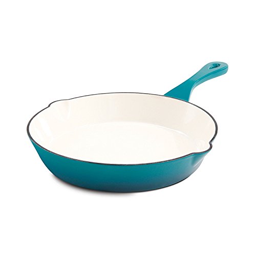 Crock Pot 111982.01 Artisan 10 Inch Enameled Cast Iron Round Skillet, Teal Ombre, Only $25.81, free shipping