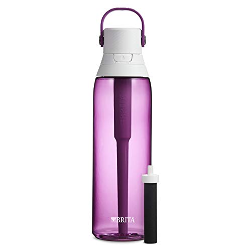 Brita 26 Ounce Premium Filtering Water Bottle with Filter BPA Free - Orchid, Only $17.70
