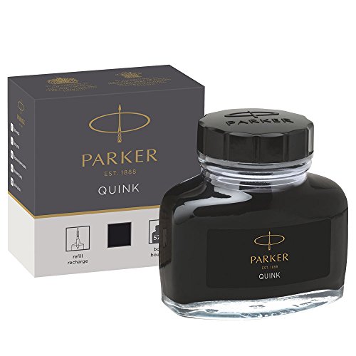 Parker 1950375 Quink Ink Bottle, Black, 57 ml, Only $4.73