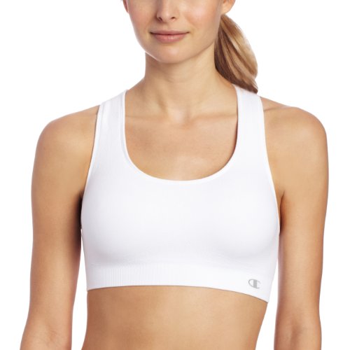 Champion 女款纯色小Logo运动胸罩，原价$25.00，现仅售$8.75