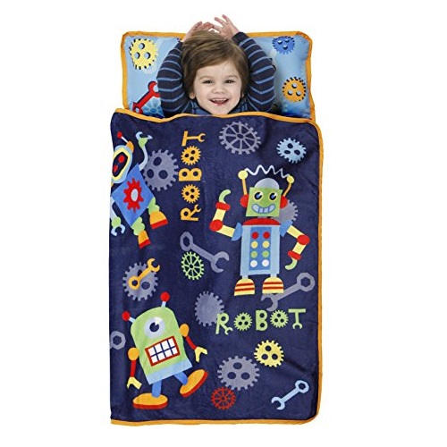 Baby Boom Nap Mat Set - Includes Pillow and Fleece Blanket – Great for Boys and Girls Napping at Daycare, Preschool, or Kindergarten - Fits Sleeping Toddlers and Young Children , Only $13.00