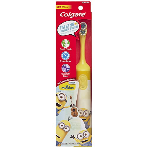 史低價！Colgate 小黃人兒童電動牙刷，原價$10.99，現僅售$4.99