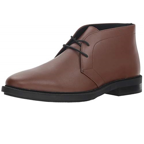 Calvin Klein Men's Cam Smooth Calf Leather Chukka Boot, Only $48.12, free shipping