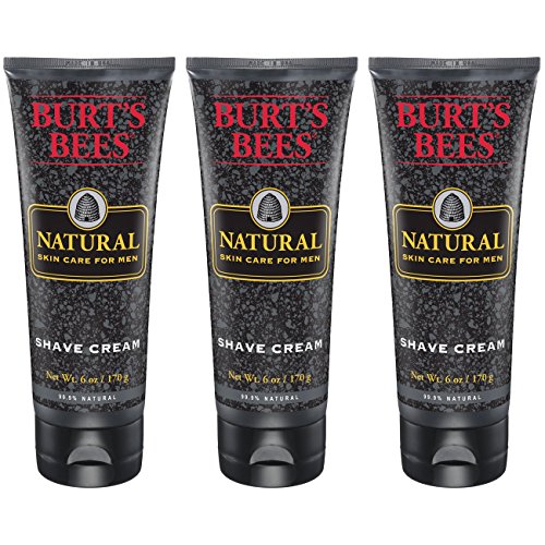 史低價！Burts Bees 小蜜蜂 Natural Skin Care 男士剃鬚膏，6 oz/支，共3支，原價$23.97，現僅售$5.67，免運費！