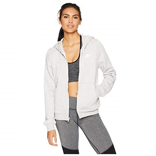 Nike 女款拉鏈運動衛衣，原價$60.00，現僅售$24.98