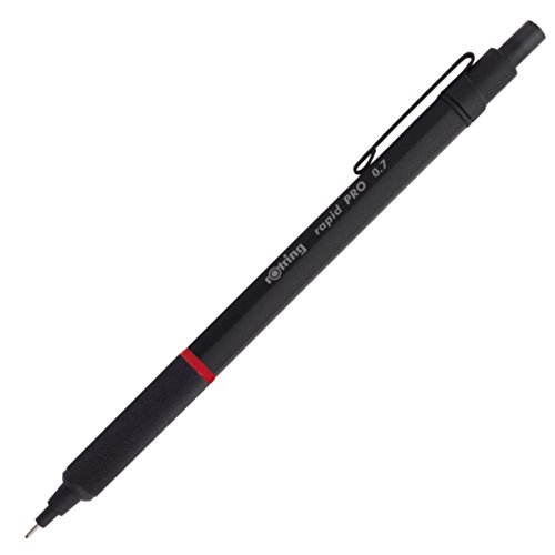 rOtring 1904257 Rapid PRO Mechanical Pencil, 0.7 mm, Matte Black, Only $16.49, You Save $30.54(65%)