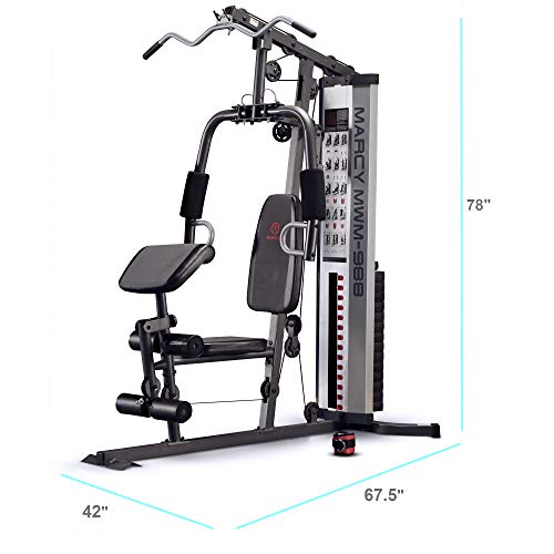 Marcy Multifunction Steel Home Gym 150lb Stack MWM-988, Only $290.67 after clipping coupon, free shipping