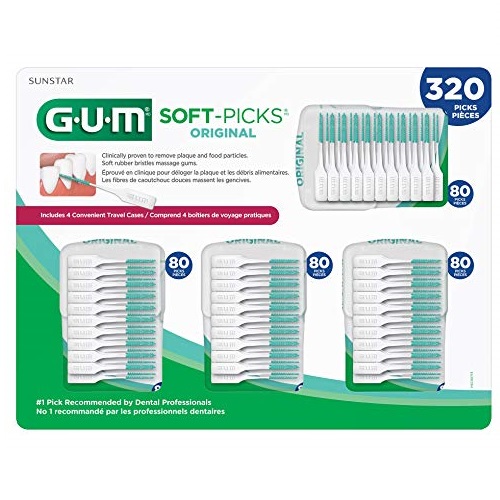 GUM Soft-Picks Original Dental Picks (Pack of 320), Only $14.59