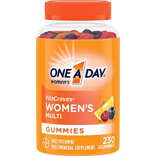 One A Day Women’s VitaCraves Multivitamin Gummies, Supplement with Vitamins A, C, E, B6, B12, Calcium, and Vitamin D, 230 Count, Only $12.69