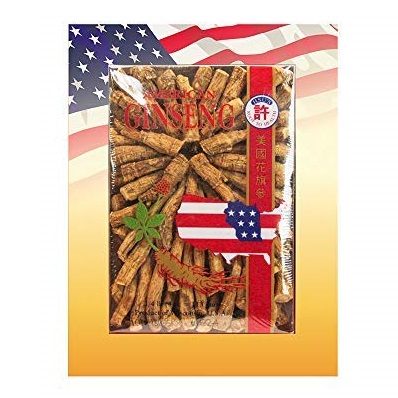 Hsu’s Ginseng SKU 122-4 | Medium Prong | Cultivated Wisconsin American Ginseng direct from Hsu's Ginseng Gardens | 许氏花旗参 | 4oz box, 西洋参, B00C830FA2, Only $21.50