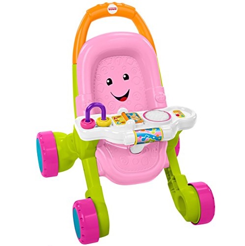 Fisher-Price Stroll & Learn Walker, Pink, Only $15.30, You Save $14.69(49%)