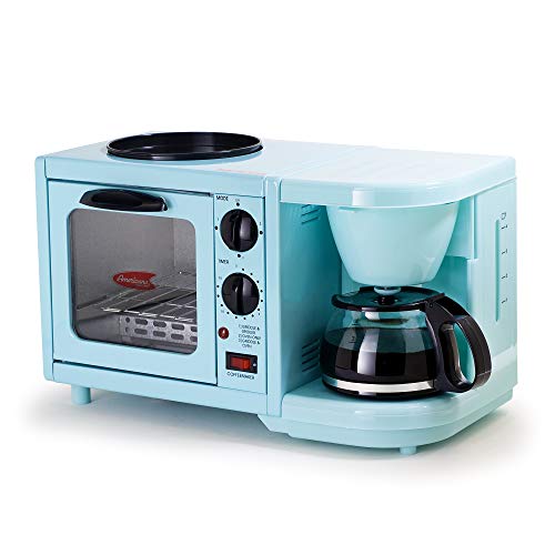 Elite Cuisine EBK-200BL Maxi-Matic 3-in-1 Multifunction Breakfast Center, Blue, Only $23.99 after clipping coupon, free shipping