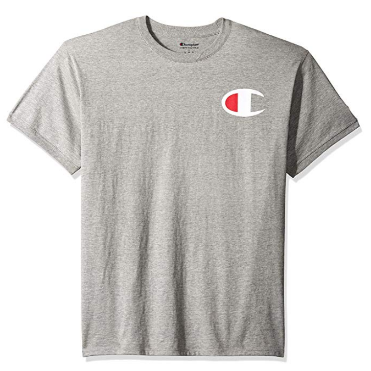 Champion Logo款男子运动T恤，现仅售$9.95