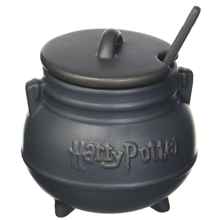 Harry Potter 48013 Cauldron Soup Mug with Spoon, Standard, Black $14.48