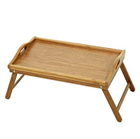 FURINNO Dapur Bamboo Serving Tray with Legs, Natural $12.76