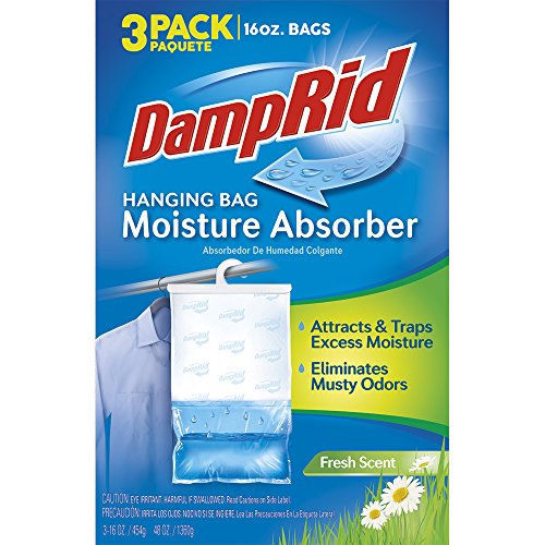 史低價！DampRid 袋裝 吸濕劑，16 oz/袋，共3袋，現僅售$9.89