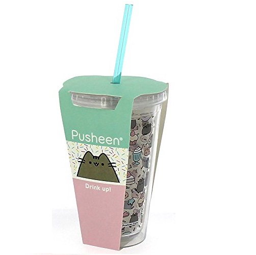 Pusheen® Beaker with Straw, Only $7.98