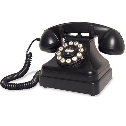 Crosley CR62-BK Kettle Classic Desk Phone with Push Button Technology, Black, Only $39.99, free shipping