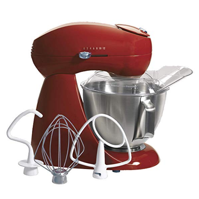 Deal of the Day: Hamilton Beach 63232 Eclectrics All-Metal Stand Mixer - Red $135.01，free shipping