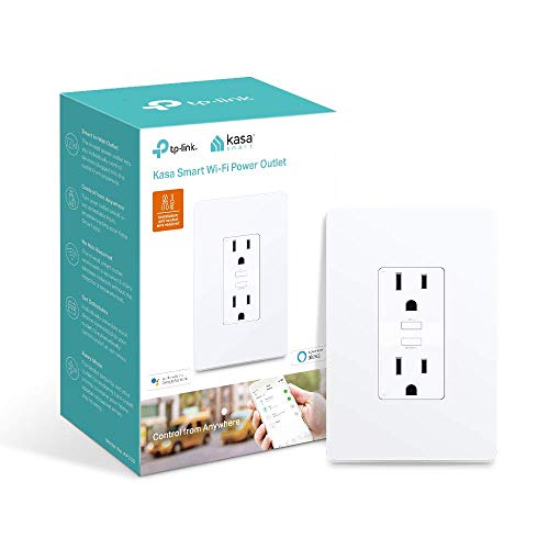 Kasa Smart WiFi Power Outlet, 2-Sockets by TP-Link – Smart Outlet, Compatible with Alexa and Google (KP200), Only $19.99