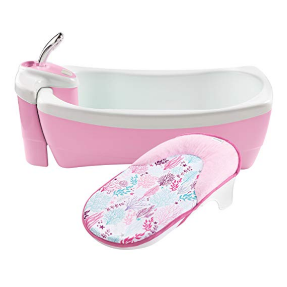Summer Infant Lil' Luxuries Whirlpool Bubbling Spa and Shower Tub, Blue $43.97 FREE Shipping