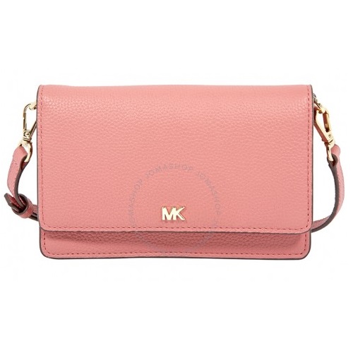 MICHAEL KORS Pebbled Leather Convertible Crossbody- Rose Item No. 32T8TF5C9T-622, only $70.91 after applying coupon code, $5.99 shipping