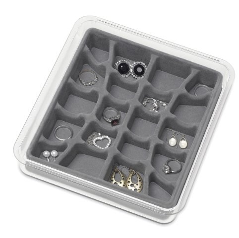 Whitmor Stackable Jewelry Tray 20-Section, Only $5.69