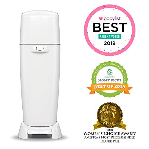 Playtex Diaper Genie Complete Diaper Pail, Fully Assembled, with Odor Lock Technology, Includes 1 Pail & 1 Refill, White, Only $36.99, free shipping