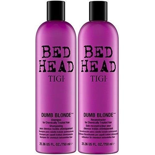 TIGI BED HEAD 金髮尤物鎖色洗髮水/護髮素 套裝，25.36 oz/瓶，現僅售$19.37