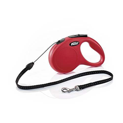 Flexi New Classic Retractable Dog Leash (Cord), 16 ft, Small, Red, Only $10.55