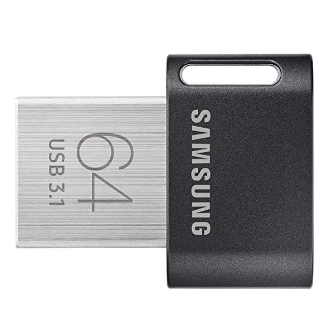 Samsung MUF-64AB/AM FIT Plus 64GB - 200MB/s USB 3.1 Flash Drive $10.99