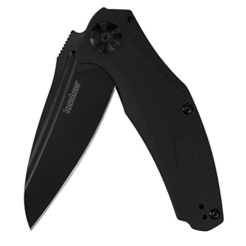 Kershaw Natrix-Black Pocket Knife (7007BLK); 3.25 In. 8Cr13MoV Black Oxide Coated Blade; 3D-Machined G10 Handle, KVT Ball-Bearing Opening, Flipper, Sub-Frame Lock,., Only $27.95, free shipping