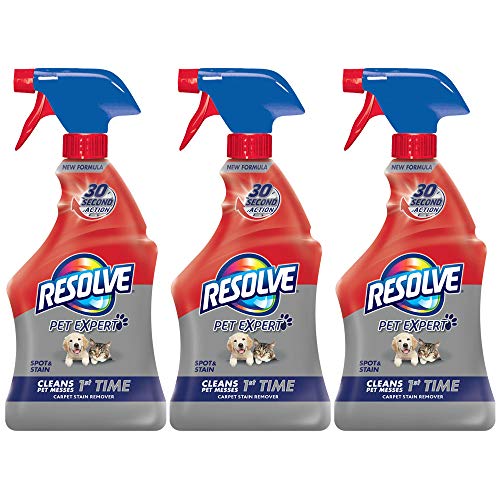 Resolve Pet Stain Remover Carpet Cleaner, 22 oz (Pack of 3), Only $13.72 after clipping coupon